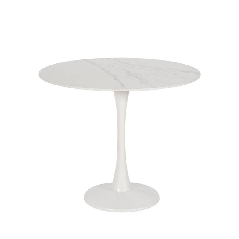 Liberta - Maison SNOW Τραπέζι Ροτόντα Λευκό Φ90x75cm 02-0418