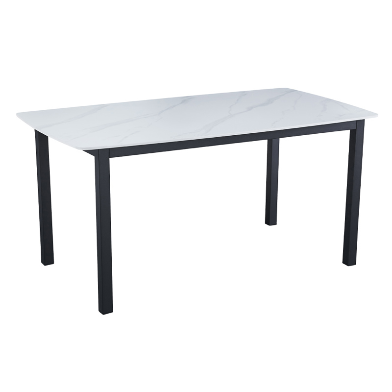 Έπιπλα τραπεζαρίας Agiovlasitishome - ΣΗΜΑΝΤΙΚΟ: Σε περίπτωση διαφοράς τιμής από το κατάστημα ισχύει παντα και μόνο η τιμή του καταστήματος Liberta - Maison PLUTO Τραπέζι Λευκού με όψη Μαρμάρου 1