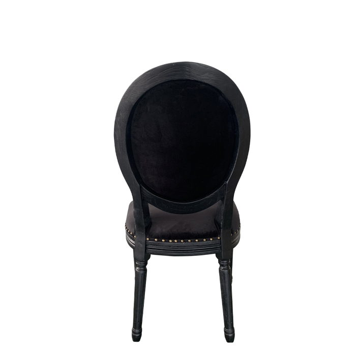 Liberta - Maison LOUIS Καρέκλα Μαύρη 49x49x99cm 03-0917 Liberta - Maison LOUIS Karekla Mavri 49x49x99cm 03-0917