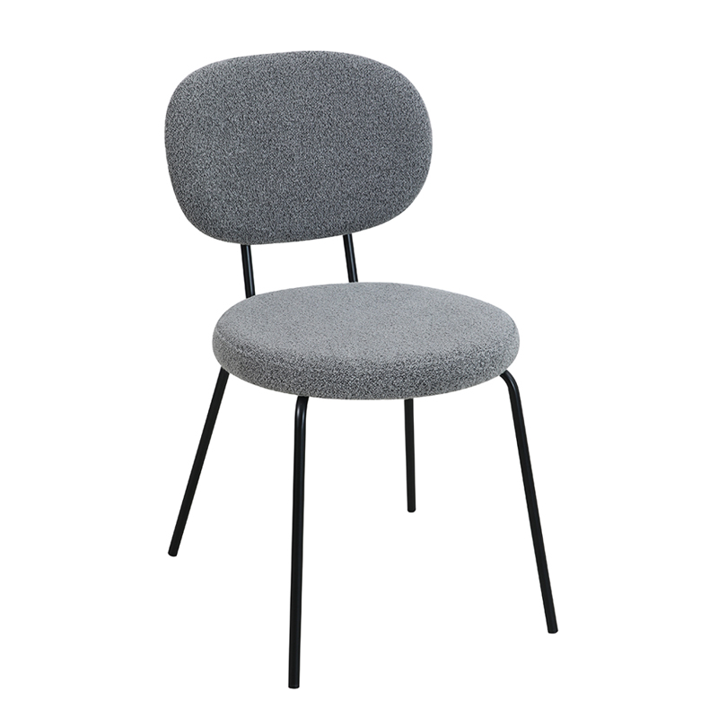 Liberta - Maison AMELIA Καρέκλα Γκρι Σκούρο 44x58x80cm 