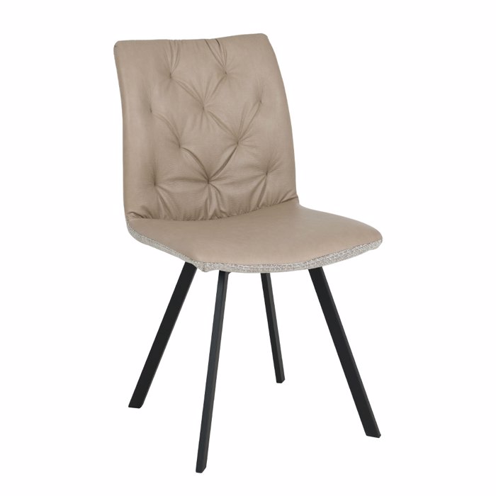 Liberta - Maison DUE FACCE Καρέκλα Latte-Beige 60x46x88cm 03-1014 Liberta - Maison DUE FACCE Karekla Latte-Beige 60x46x88cm 03-1014