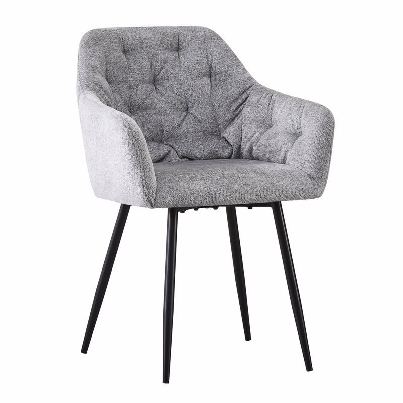 Liberta - Maison SAVVY Καρέκλα Γκρι Ανοιχτή 56x55x85cm 