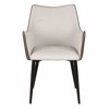Liberta - Maison MALONE Karekla Poluthrona Bez/Ladi 46x61x86.5cm 03-1047