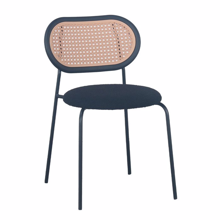 Liberta - Maison VINTAGE Καρέκλα Μαύρη 47x55x76cm 03-1061 Liberta - Maison VINTAGE Karekla Mavri 47x55x76cm 03-1061