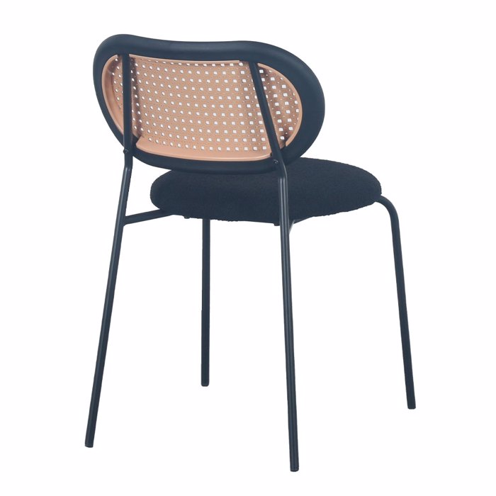 Liberta - Maison VINTAGE Καρέκλα Μαύρη 47x55x76cm 03-1061 Liberta - Maison VINTAGE Karekla Mavri 47x55x76cm 03-1061