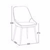 Liberta - Maison CALIPER Karekla Kafe Cappuccino 50x60x85cm 03-1094