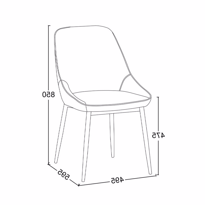 Liberta - Maison CALIPER Καρέκλα Καφέ Cappuccino 50x60x85cm 03-1094 Liberta - Maison CALIPER Karekla Kafe Cappuccino 50x60x85cm 03-1094