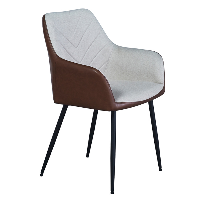 Liberta - Maison VISITOR Karekla Beige/Tabac 57.5x57x87cm 03-1108