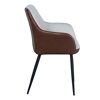 Liberta - Maison VISITOR Karekla Beige/Tabac 57.5x57x87cm 03-1108