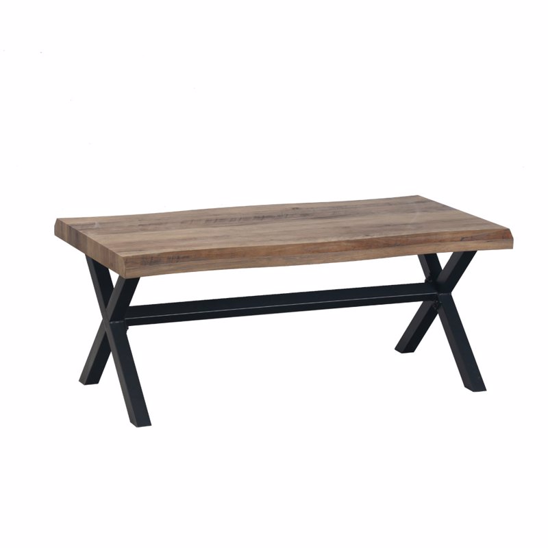 Liberta - Maison BRICK Coffee Table Καρυδί/Μαύρο 110x60