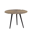 Liberta - Maison LEAF 50 Side Table Xruso Mat/Mavro F50x36cm 04-0612