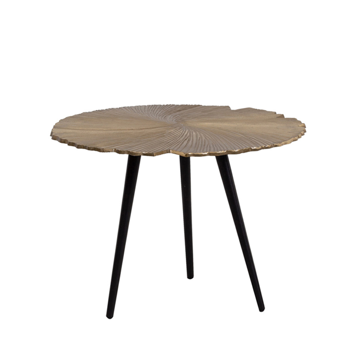 Liberta - Maison LEAF 50 Side Table Xruso Mat/Mavro F50x36cm 04-0612