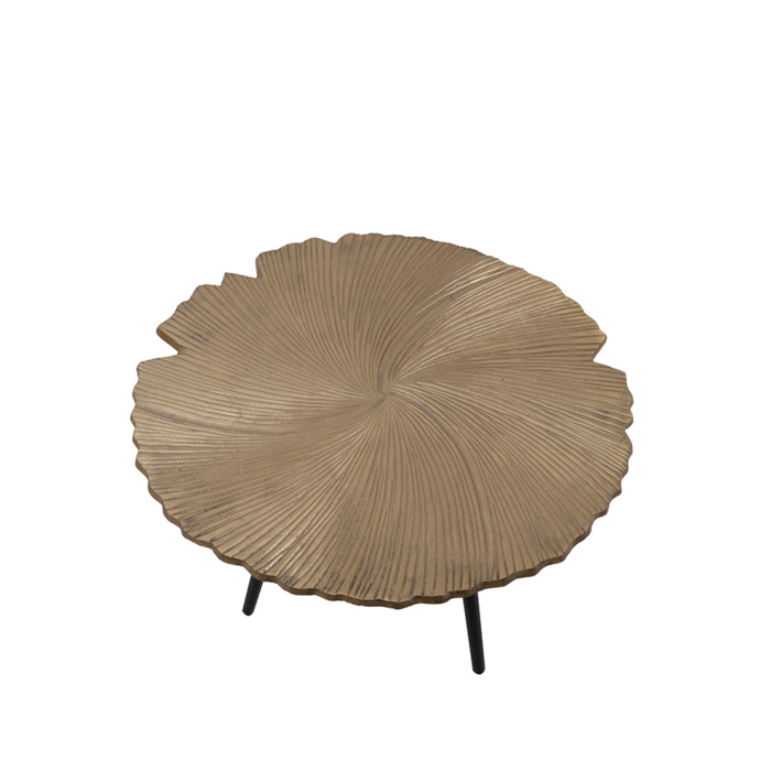Liberta - Maison LEAF 50 Side Table Xruso Mat/Mavro F50x36cm 04-0612