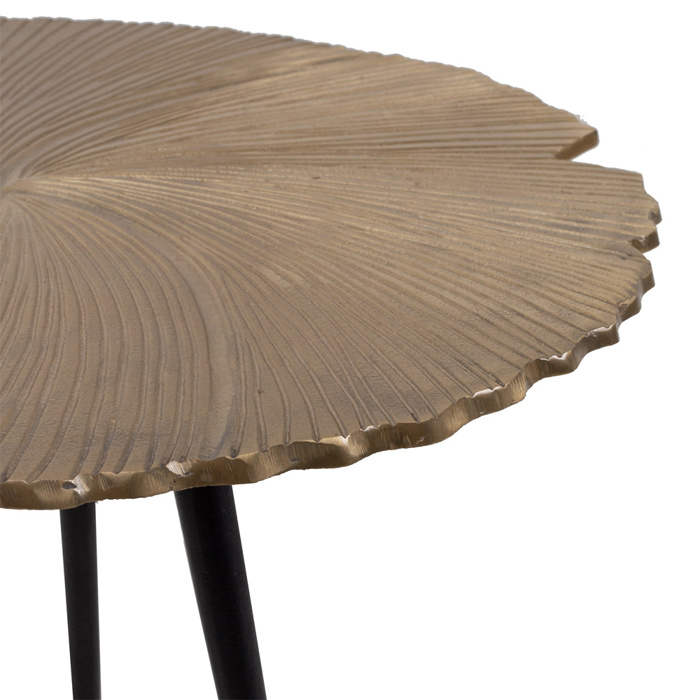Liberta - Maison LEAF 50 Side Table Xruso Mat/Mavro F50x36cm 04-0612