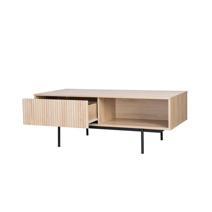 Liberta - Maison RIGOTE Coffee Table Sonoma/Mavro me 1 Surtari 120x59x45cm 04-0634