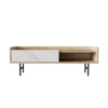 Liberta - Maison STOCKHOLM Coffee Table Sonoma Decape/Lefko me opsi Marmarou 120x59x40cm 04-0652