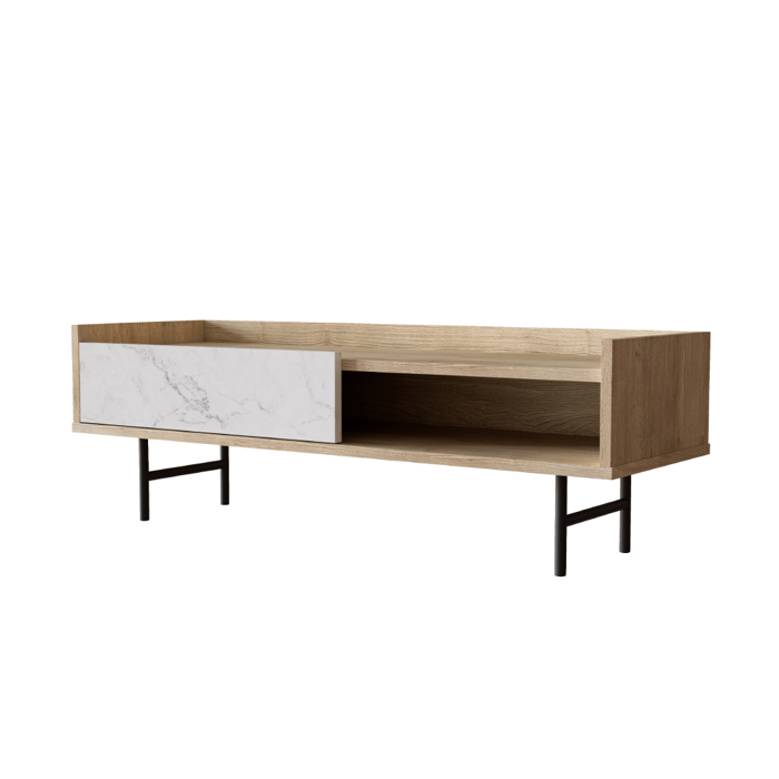 Liberta - Maison STOCKHOLM Coffee Table Sonoma Decape/Lefko me opsi Marmarou 120x59x40cm 04-0652