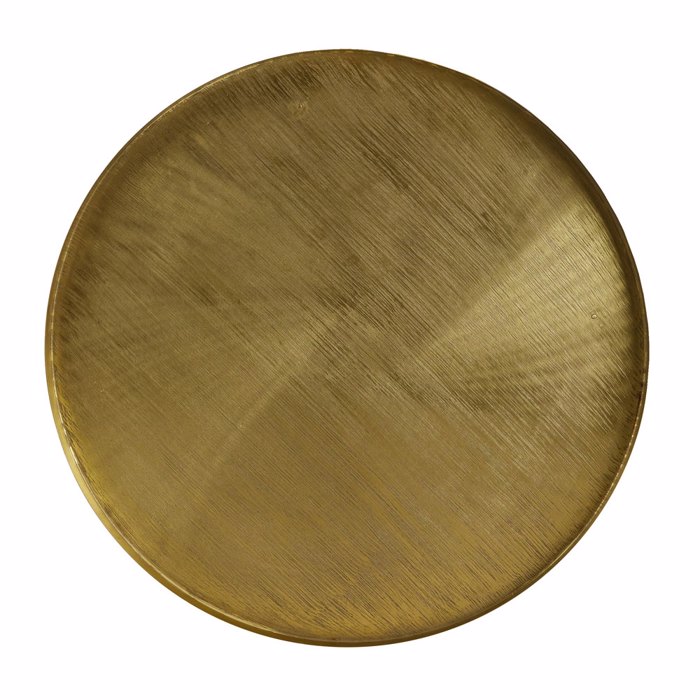 Liberta - Maison TOTALE Σετ των 2 Coffee Table Brass Antique/Μαύρο Φ76x43.5cm 04-0877 Liberta - Maison TOTALE Set ton 2 Coffee Table Brass Antique/Mavro F76x43.5cm 04-0877