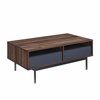 Liberta - Maison GROOVES Coffee Table Karudi me 2 Surtaria Ggri 110x60x45cm 04-0893