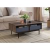 Liberta - Maison GROOVES Coffee Table Karudi me 2 Surtaria Ggri 110x60x45cm 04-0893
