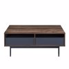 Liberta - Maison GROOVES Coffee Table Karudi me 2 Surtaria Ggri 110x60x45cm 04-0893