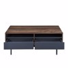 Liberta - Maison GROOVES Coffee Table Karudi me 2 Surtaria Ggri 110x60x45cm 04-0893