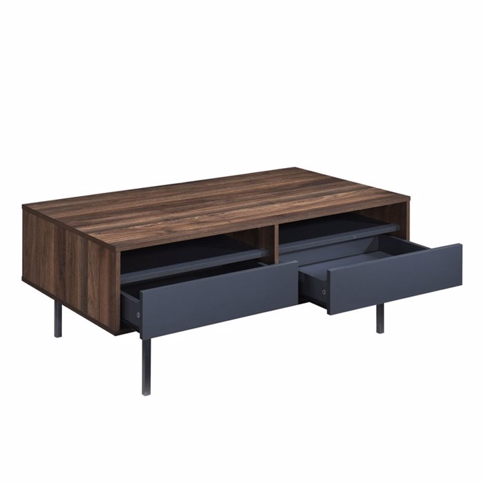 Liberta - Maison GROOVES Coffee Table Karudi me 2 Surtaria Ggri 110x60x45cm 04-0893