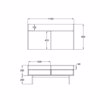 Liberta - Maison GROOVES Coffee Table Karudi me 2 Surtaria Ggri 110x60x45cm 04-0893