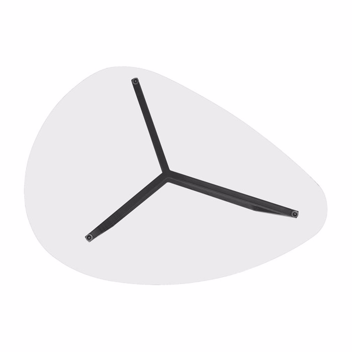 Liberta - Maison ROCKS Set ton 2 Coffee Table Diafano Fime/Mavro 82x59x40cm 04-0915