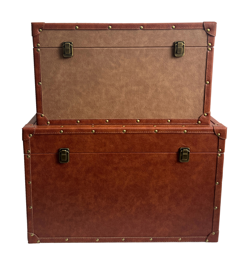 Liberta - Maison BRYST Σετ των 2 Μπαούλα Cognac/Puro 64