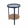 Liberta - Maison ACCORDO Side Table Fime/Fusiko/Mavro F40x55cm 04-0967