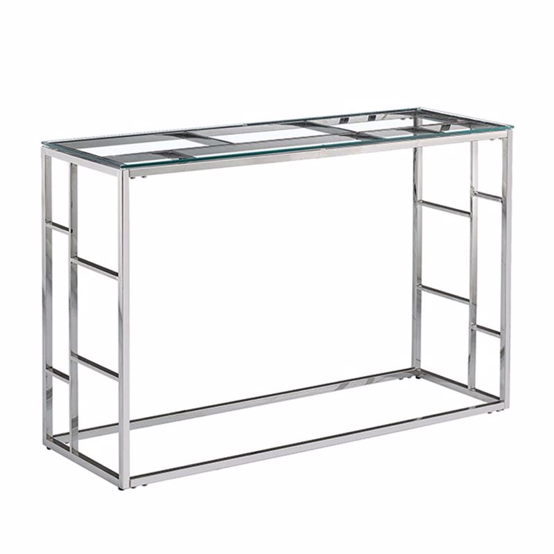 Liberta - Maison BELLAGIO Κονσόλα Ασημί 120x40x78cm 05-