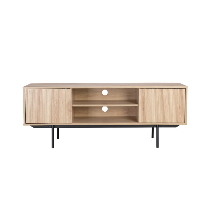 Liberta - Maison RIGOTE TV Stand Sonoma me 2 Portakia 140x39x53cm 05-0533