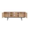 Liberta - Maison RIGOTE TV Stand Sonoma me 2 Portakia 140x39x53cm 05-0533