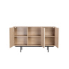 Liberta - Maison RIGOTE Boufes Sonoma me 3 Portes 140x39x82.8cm 05-0534