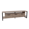 Liberta - Maison BRIDGE TV Stand Sonoma/Mavro me 3 Portakia 150x35x45cm 05-0540