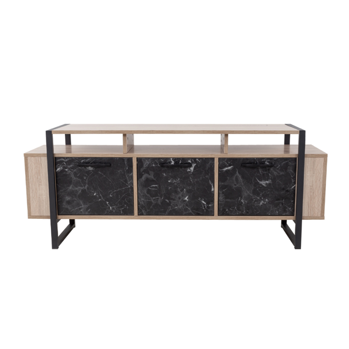 Liberta - Maison WAGON TV Stand Sonoma/Mavri Petra 150x40x60cm 05-0545