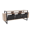 Liberta - Maison WAGON TV Stand Sonoma/Mavri Petra 150x40x60cm 05-0545