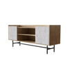 Liberta - Maison STOCKHOLM TV Stand Sonoma Decape/Lefko me opsi Marmarou 140x39.5x60cm 05-0563