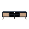 Liberta - Maison VIENNA TV Stand Mavro me Rattan 150x39x49cm 05-0565