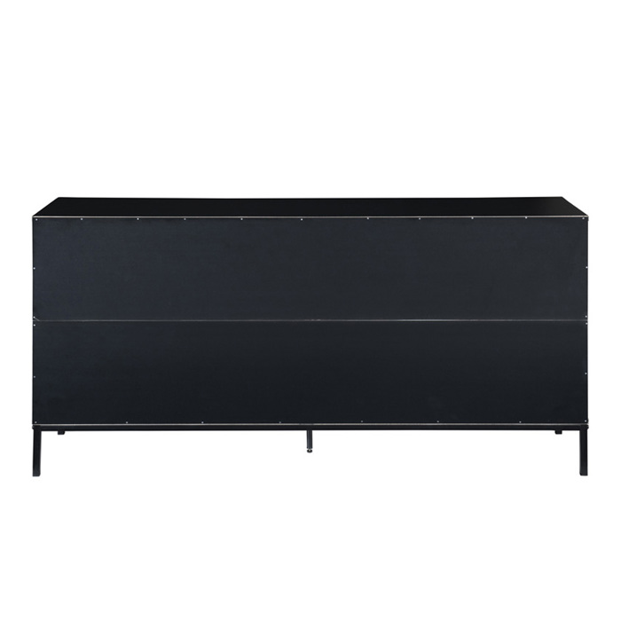 Liberta - Maison BLACKBIRD Boufes Riviera Oak/Mavros me 2 Portes kai 3 Surtaria 150x40x75.5cm 05-0669