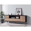 Liberta - Maison BLACKBIRD TV Stand Riviera Oak Mavro 160x40.5x58cm 05-0670