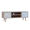 Liberta - Maison TRIANGLE TV Stand Sonoma me Pattern 120x40x45cm 05-0677