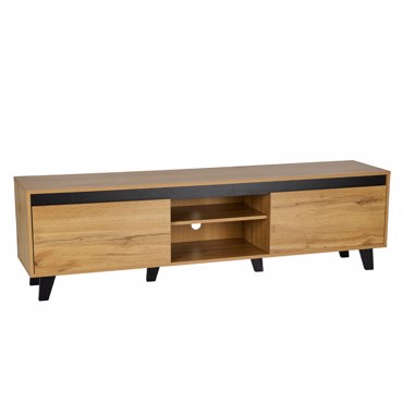 Liberta - Maison ARABICA TV Stand Sonoma/Μαύρο 170x38x49cm 05-0746