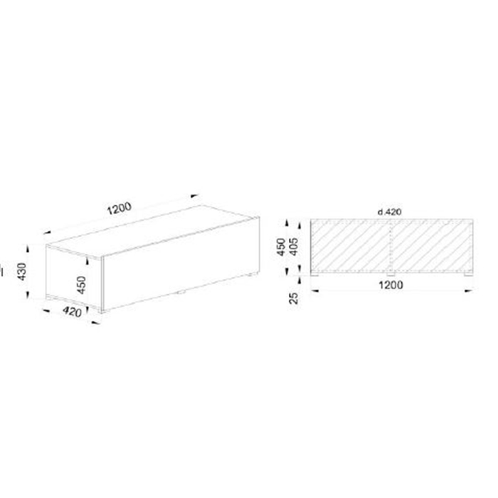 Liberta - Maison LOVIS Suntheto Sonoma 240x42x200cm 05-0749