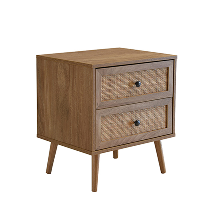 Liberta - Maison AMMOS Κομοδίνο Φυσικό με Rattan με 2 Συρτάρια 50x39x54.8cm 09-1233 Liberta - Maison AMMOS Komodino Fusiko me Rattan me 2 Surtaria 50x39x54.8cm 09-1233