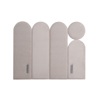 Liberta - Maison ABSTRACT Krebati me Apothikeftiko Xoro Beige me Pattern 207x160x130cm (ga Stroma 160x200cm) 09-1742