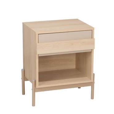 Liberta - Maison CAPPUCINO Κομοδίνο Sonoma/Latte 49.6x36.5x57cm 09-1979