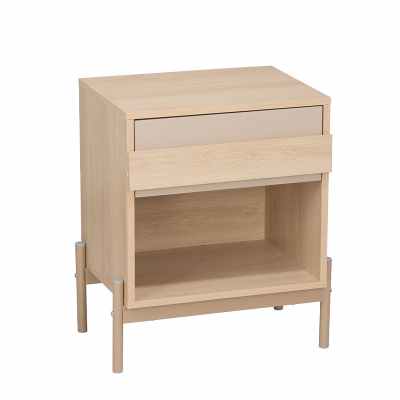 Liberta - Maison CAPPUCINO Κομοδίνο Sonoma/Latte 49.6x3