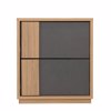 Liberta - Maison JENGA Komodino Sonoma/Ggri 40x35x45cm 09-1986